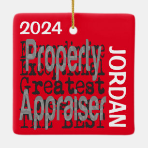 Property Appraiser Extraordinaire CUSTOM Keramikornament