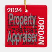 Property Appraiser Extraordinaire CUSTOM Keramikornament (Vorderseite)