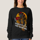 Property Fire Department Firefighter Professional  Sweatshirt (Vorderseite)
