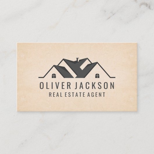 Property House Real Anwesen Logo Visitenkarte (Vorderseite)