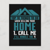 Property Invenstor Best Real Anwesen Agent Postkarte (Vorderseite)