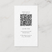 Property Management Business Card with QR Code Visitenkarte (Rückseite)