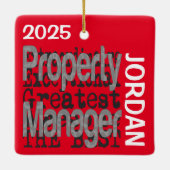 Property Manager Extraordinaire CUSTOM Keramikornament (Rückseite)