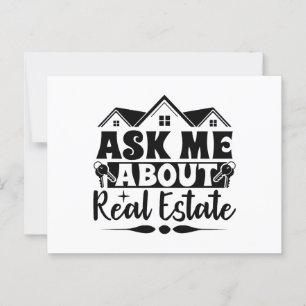 Property Marketing Real Anwesen Postkarte