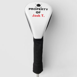 Property Of Golf Dad Fathers Day Design Headcover
