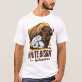 PROPHECKKALF VON WHITE BABY BISON AUS YELLOWSTONE  T-Shirt (Vorderseite)