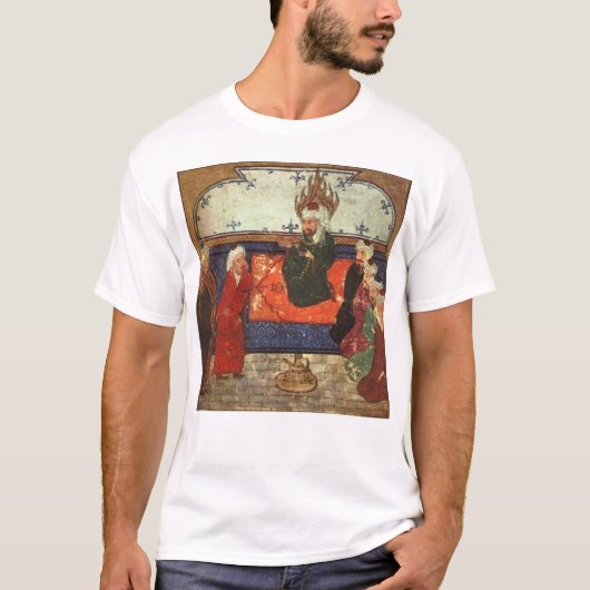 Prophet auf einem Prayerrug T-Shirt (Vorderseite)