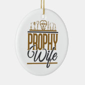 Prophet Ehefrau Zahnhygiene Hygiene RDH Keramik Ornament (Rechts)
