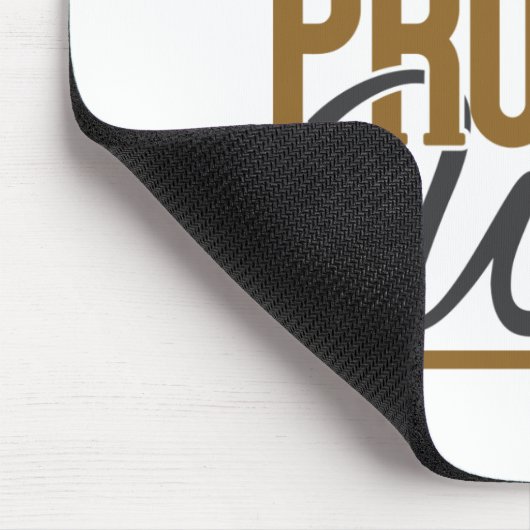 Prophet Ehefrau Zahnhygiene Hygiene RDH Mousepad (Ecke)