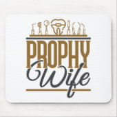 Prophet Ehefrau Zahnhygiene Hygiene RDH Mousepad (Vorne)