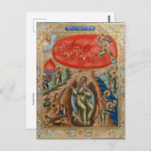 Prophet Elijah Orthodox Christliches Symbol Postkarte (Vorne/Hinten)