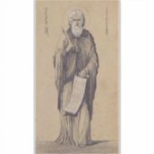 Prophet Elijah Vater der Karmeliten Aufkleber (Vorderseite)