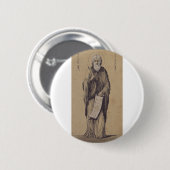 Prophet Elijah Vater der Karmeliten Button (Vorne & Hinten)