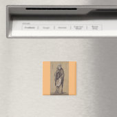 Prophet Elijah Vater der Karmeliten Magnet (In Situ (Geschirrspüler))