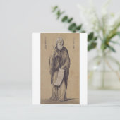 Prophet Elijah Vater der Karmeliten Postkarte (Stehend Vorderseite)