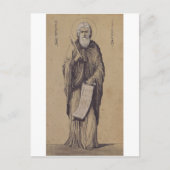Prophet Elijah Vater der Karmeliten Postkarte (Vorderseite)