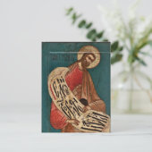 Prophet Gideon Orthodox Christliches Symbol Postkarte (Stehend Vorderseite)