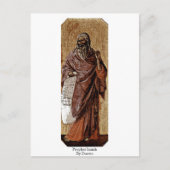Prophet Isaiah von Duccio Postkarte (Vorderseite)