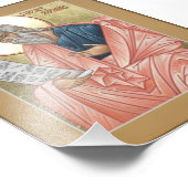 Prophet Jeremiah Icon drucken Fotodruck (Ecke)