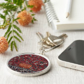 Prophet-Moschee Vintage-Teppich-Monogramm Schlüsselanhänger (Seite)
