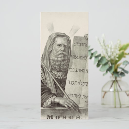 Prophet Mose mit den Tabletten des Gesetzes (Stehend Vorderseite)