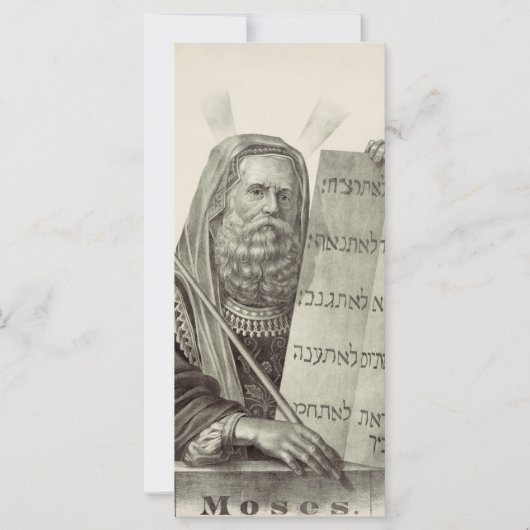 Prophet Mose mit den Tabletten des Gesetzes (Vorderseite)