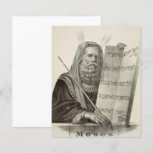 Prophet Mose mit den Tabletten des Gesetzes (Vorne/Hinten)