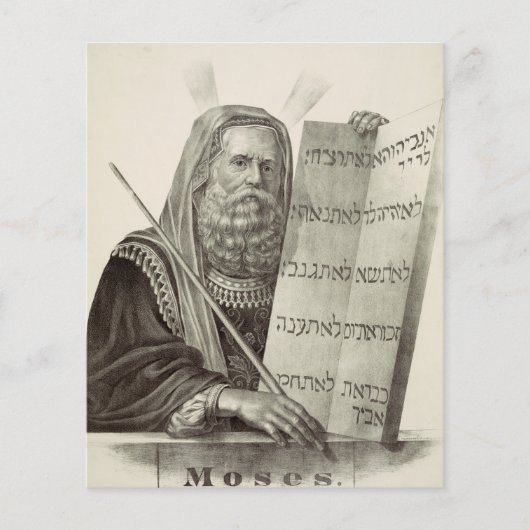 Prophet Mose mit den Tabletten des Gesetzes (Vorderseite)