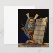 Prophet Mose mit den Tabletten des Gesetzes (Vorne/Hinten)