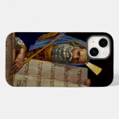 Prophet Mose mit den Tabletten des Gesetzes Case-Mate iPhone Hülle (Rückseite (Horizontal))