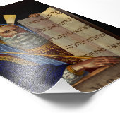Prophet Mose mit den Tabletten des Gesetzes Fotodruck (Ecke)