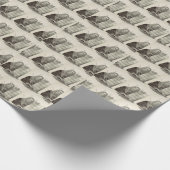 Prophet Mose mit den Tabletten des Gesetzes Geschenkpapier (Ecke)