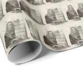 Prophet Mose mit den Tabletten des Gesetzes Geschenkpapier (Rolleneckpunkt)