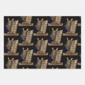 Prophet Mose mit den Tabletten des Gesetzes Geschenkpapier Set (Vorderseite 2)