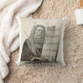 Prophet Mose mit den Tabletten des Gesetzes Kissen (Decke)