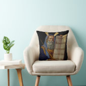 Prophet Mose mit den Tabletten des Gesetzes Kissen (Stuhl )