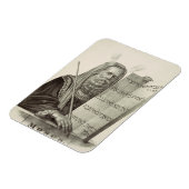 Prophet Mose mit den Tabletten des Gesetzes Magnet (Linke Seite)