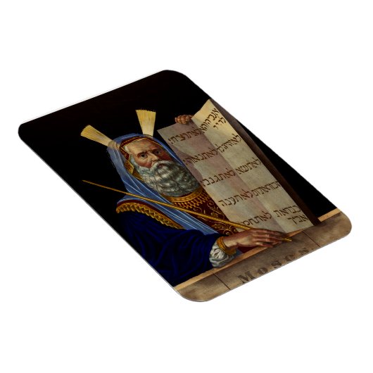 Prophet Mose mit den Tabletten des Gesetzes Magnet (Rechte Seite)