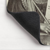 Prophet Mose mit den Tabletten des Gesetzes Mousepad (Ecke)