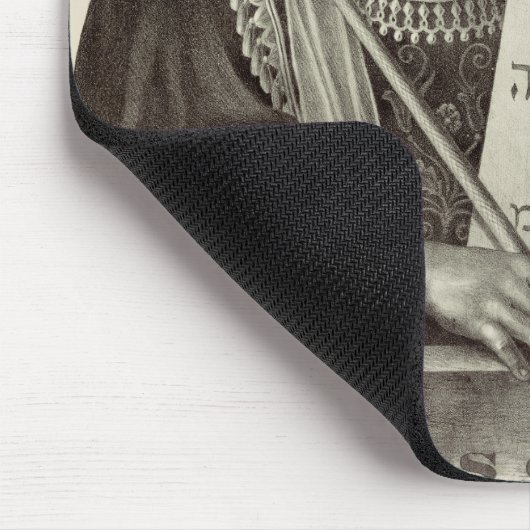 Prophet Mose mit den Tabletten des Gesetzes Mousepad (Ecke)