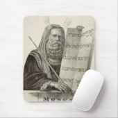 Prophet Mose mit den Tabletten des Gesetzes Mousepad (Mit Mouse)