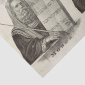 Prophet Mose mit den Tabletten des Gesetzes Seidenpapier (Ausschnitt)