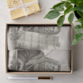 Prophet Mose mit den Tabletten des Gesetzes Seidenpapier (Geschenk)