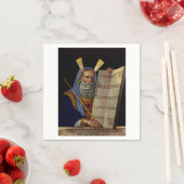 Prophet Mose mit den Tabletten des Gesetzes Serviette (Beispiel)