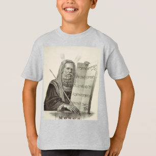 Prophet Mose mit den Tabletten des Gesetzes T-Shirt