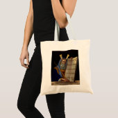 Prophet Mose mit den Tabletten des Gesetzes Tragetasche (Vorderseite (Produkt))