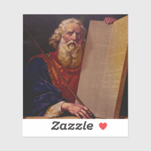 Prophet Moses auf dem Berg Sinai – High-Fidelity-E Aufkleber