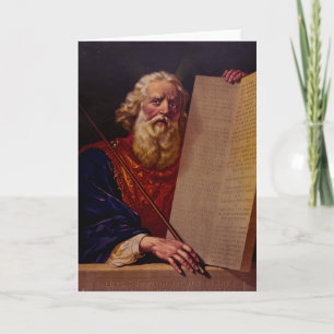 Prophet Moses auf dem Berg Sinai – High-Fidelity-E Karte