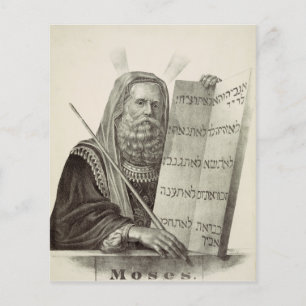 Prophet Moses mit den Gesetzestafeln Flyer