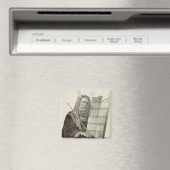 Prophet Moses mit den Gesetzestafeln Magnet (In Situ (Geschirrspüler))